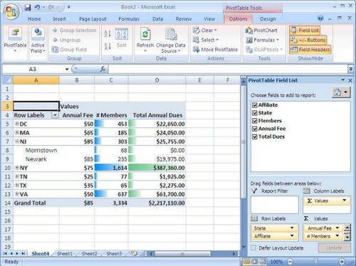 Отчеты в Excel из Microsoft Dynamics CRM